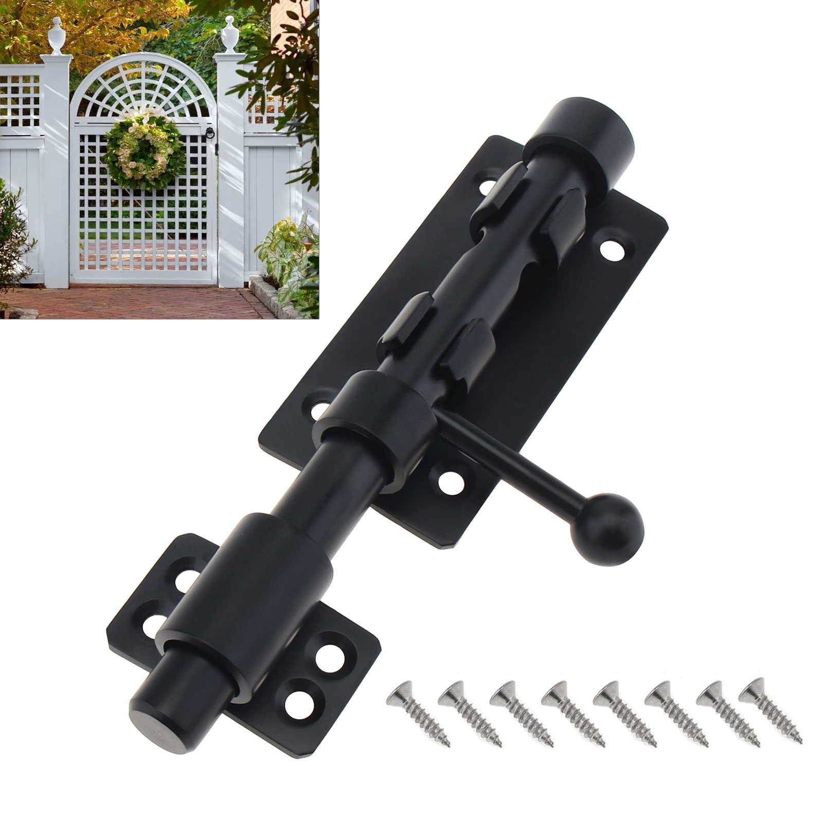 Barrel Bolt Slide - Pestillo de puerta con perno de