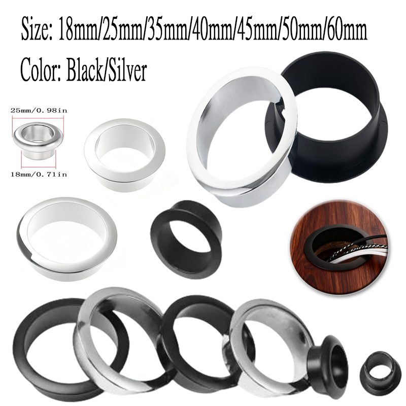 Furniture Hardware Outlet - Arandelas para cables de escritorio de