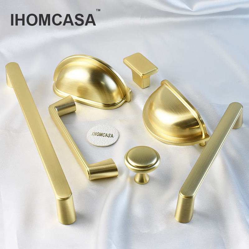 Drawer Pull Gold - IHOMCASA-tiradores dorados para armario de cocina,