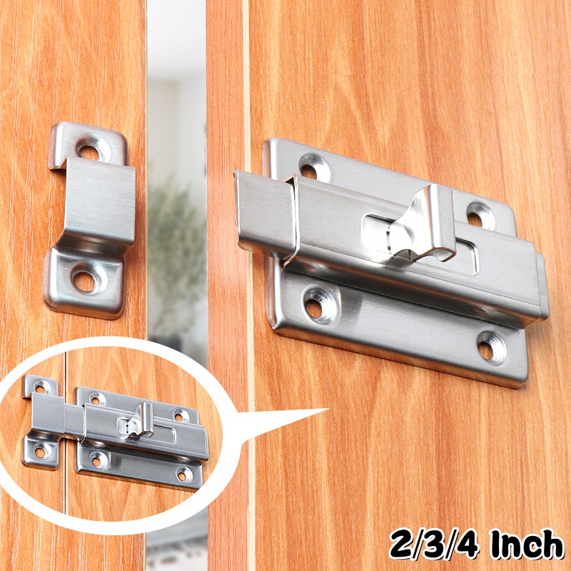 Barrel Bolt Slide - Pernos de Puerta de Acero Inoxidable