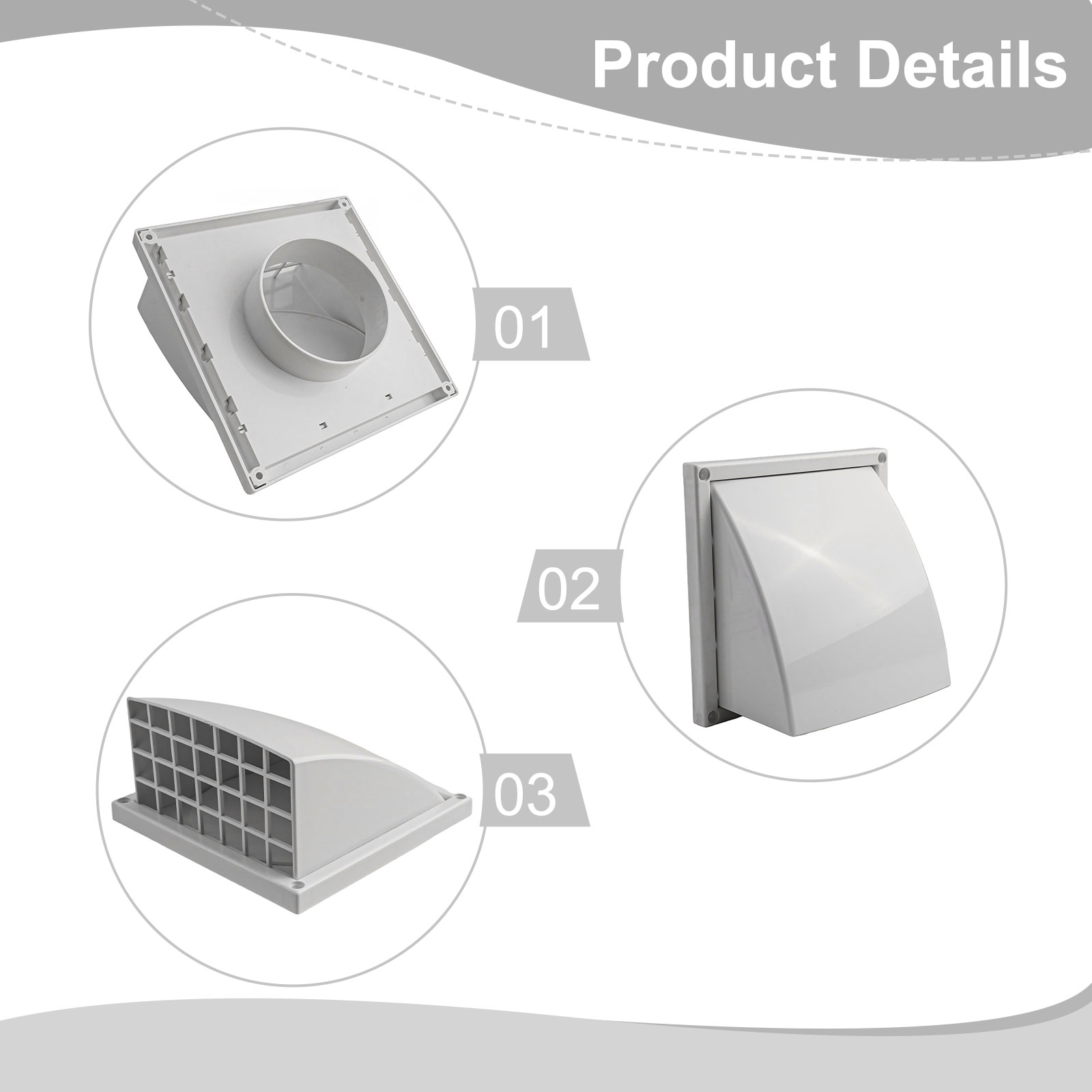 Rejilla de ventilación de pare - Furniture Hardware Outlet reseña y precio