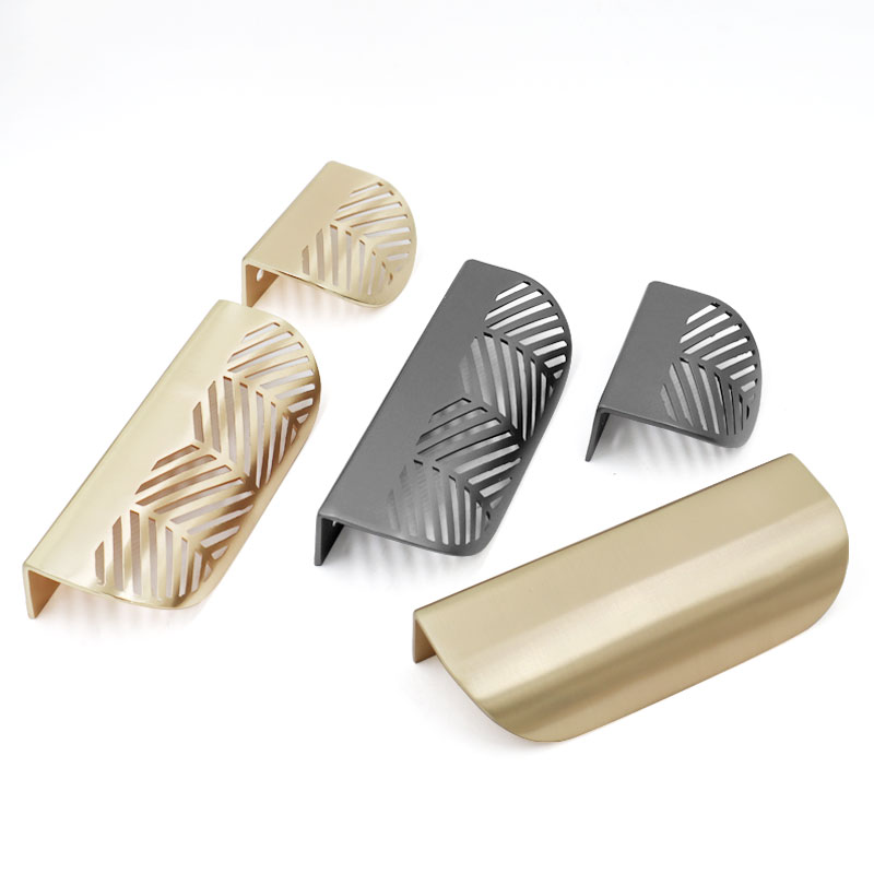 Tirador en forma de hoja de or - Drawer Pull Gold reseña y precio