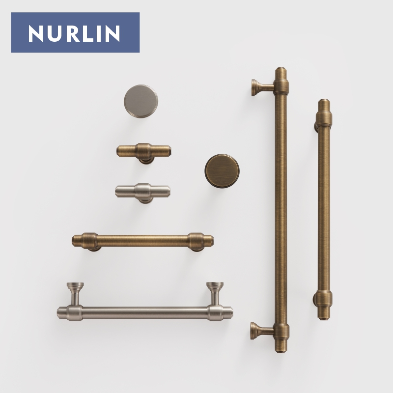 Nurlin latón macizo francés Re - Furniture Hardware Design reseña y precio
