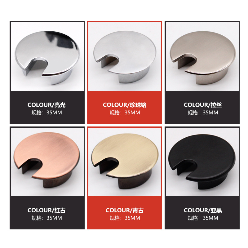 Soporte de Cable redondo de 35 - Furniture Hardware Outlet reseña y precio