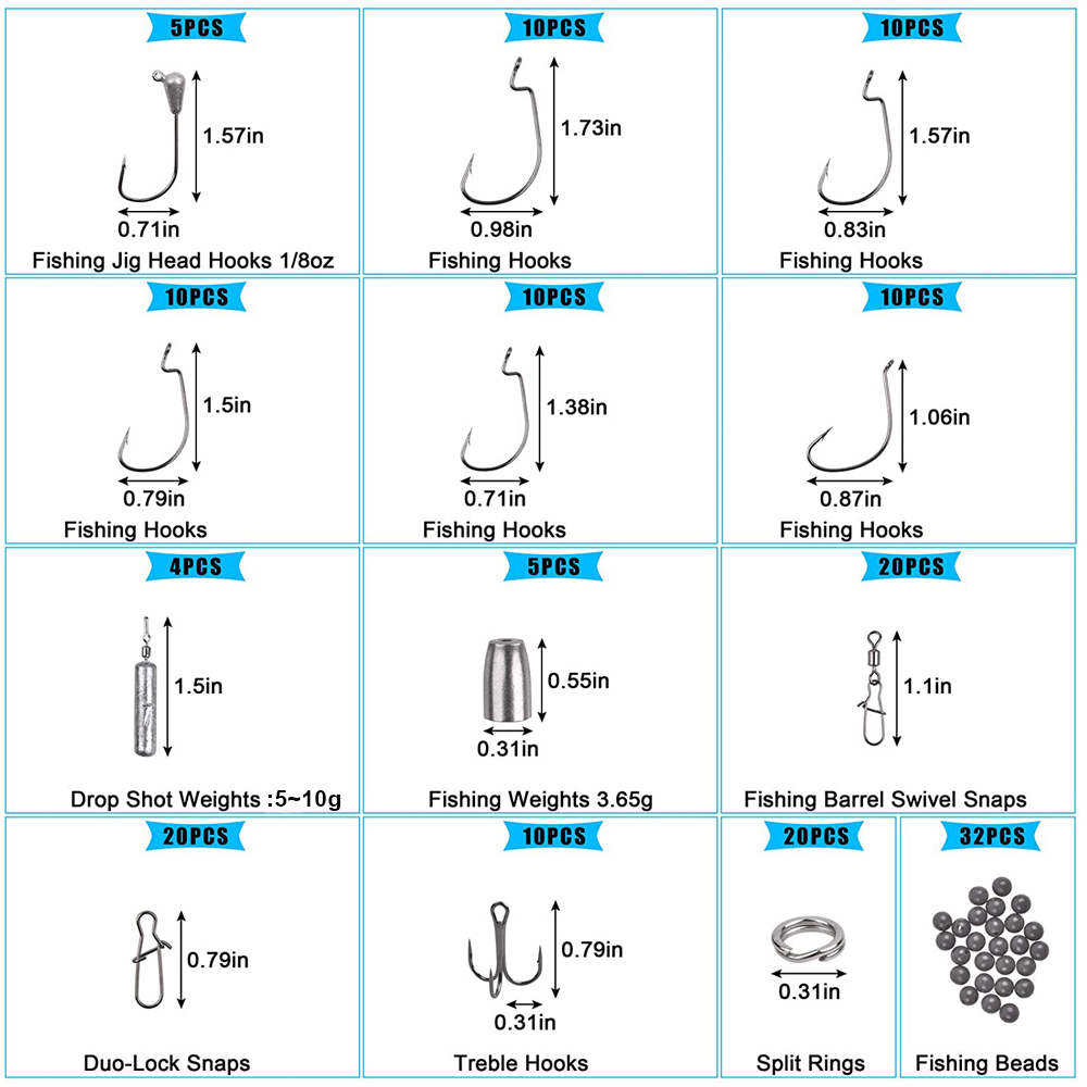 166 Uds caja de aparejos de pe - Furniture Hardware Jig reseña y precio