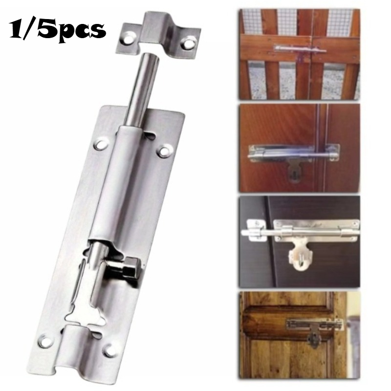 Perno de puerta de acero inoxi - Barrel Bolt Slide reseña y precio