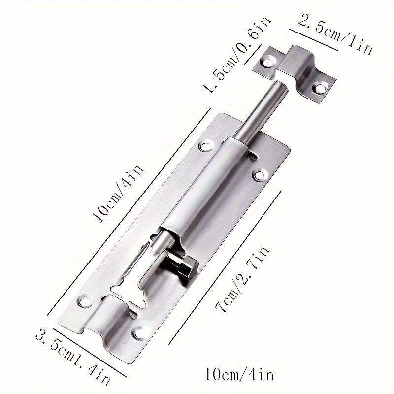 Perno de puerta de acero inoxi - Barrel Bolt Slide reseña y precio