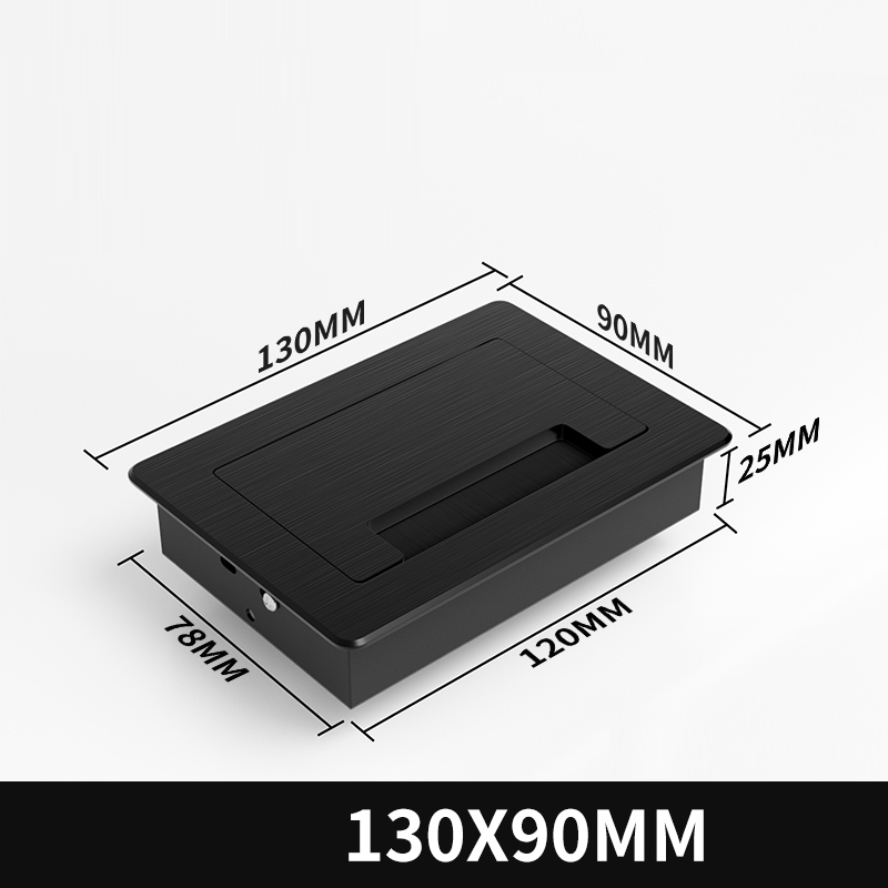 Pasacables rectangular de alea - Furniture Hardware Outlet reseña y precio