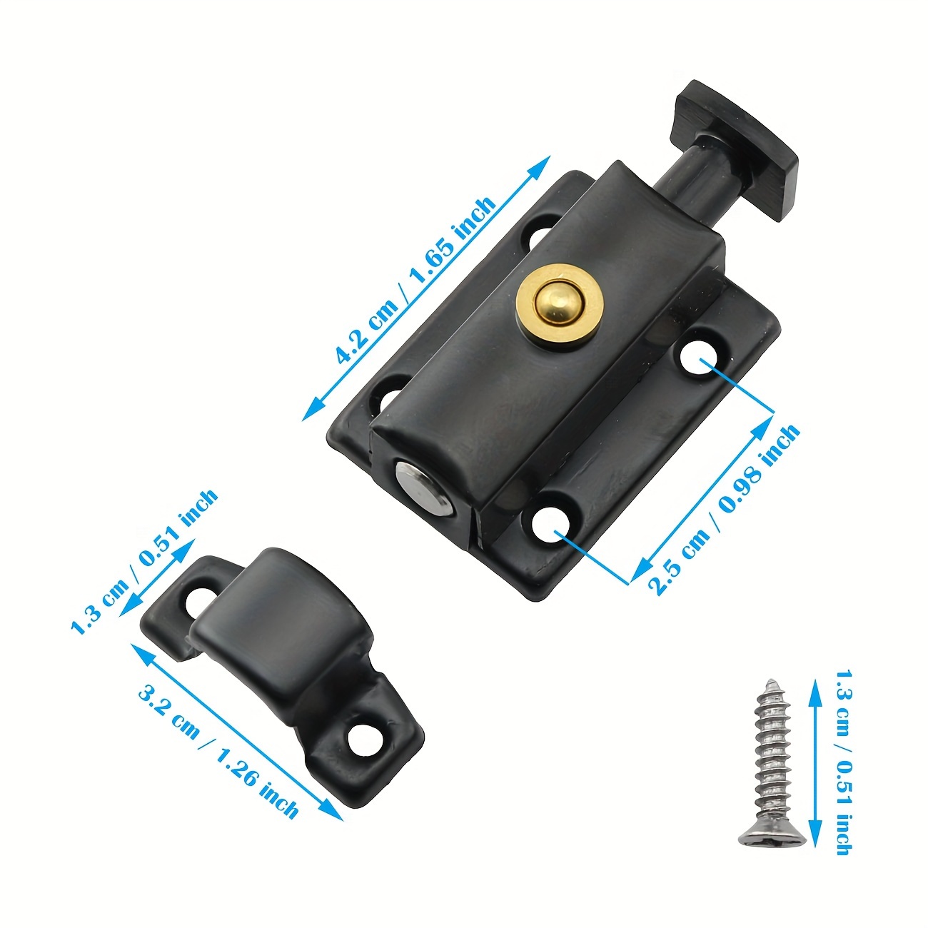 Pestillos de puerta, cerradura - Barrel Bolt Slide reseña y precio