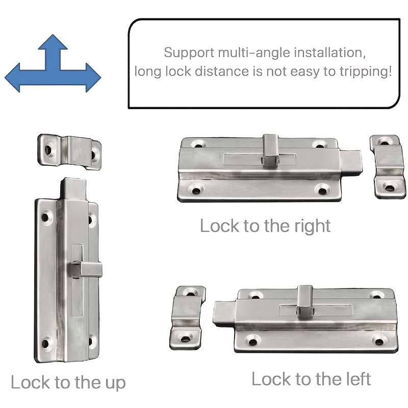 Pernos de Puerta de Acero Inox - Barrel Bolt Slide reseña y precio